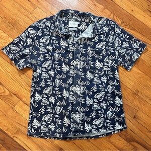 Goodfellow & Co. Navy Hawaiian Shirt